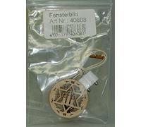 Kahlert Licht - 40608 - Décoration de Noël - Etoile en Bois découpé à Suspendre - 3,5 V - Echelle 1/12ème