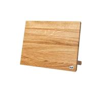 KAI Bloc à Couteaux magnétique à Poser en chêne - Bois Haut de Gamme - pour 6 à 8 Couteaux - Dimensions 34 x 14 x 26,5 cm - Support magnétique pour Couteaux