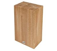 KAI Bloc à couteaux traditionnel Shun Cube en bois - hêtre de qualité supérieure - pour 5 couteaux - dimensions 15,5 x 10 x 25 cm - 3,0 cm x 0,5 cm (3x), 5,5 cm x 0,5 cm (1x), 4,8 cm x 0,5 cm (1x)