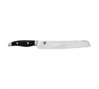 Kai Brotmesser Shun Nagare Black, Dual-Core-Stahl, Pakkaholz, Klingenlänge 23 cm, NDC-0705S