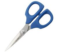 KAI Ciseaux Universels, série V5000 en Bleu - Longueur Totale de 13,5 cm - Ciseaux pour Artisanat, Ciseaux Polyvalents, Ciseaux de Cuisine - Fabriqué au Japon pour des exigences de qualité maximale