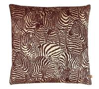 Kai Couverture de Coussin Hector, Coton Velours, Earth, 55 x 55cm