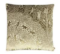 Kai Couverture de Coussin Tilia, Coton Velours, Gold, 55 x 55cm