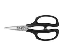 KAI Shun Ciseaux de Cuisine Japonais pour herbes, noirs avec une longueur totale de 19 cm - lame de 5 cm - ciseaux à herbes de qualité supérieure ciseaux de cuisine"