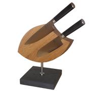 Kai Ken Onion / DM-0594 Porte-couteaux tournant avec socle en ardoise