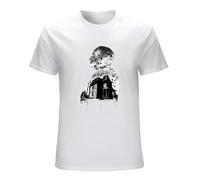 KAI KOU SONG ZI Alfred Hitchcock T-Shirt Family Graphic Gift Cool Streetwear White M