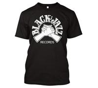KAI KOU SONG ZI Black Jazz Records T Shirt Retro Funk Soul Music Label African American Jazz Short Sleeve Black S