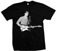 KAI KOU SONG ZI Charles Hardin Holley - Buddy Holly - Pre-Shrunk 100% Cotton Mens T-Shirt Black XL