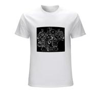 KAI KOU SONG ZI Engine Diagram Diagram Diagram Drawing Mechanic Engineer Garage T-Shirt White S
