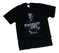 KAI KOU SONG ZI Everybody Lies House M.D. Adult T Shirt Black L