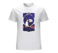 KAI KOU SONG ZI Howls Moving Castle Men's T-Shirt White S
