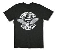 KAI KOU SONG ZI Kip Moore Smoking Skull Wild Ones T Shirt New Merch Black XL