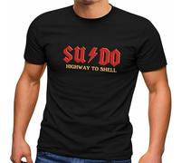 KAI KOU SONG ZI Mens T-Shirt Su Do Highway to Shell Word Game Gift for It Expert Black XL