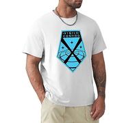 KAI KOU SONG ZI Men's XCOM 2 DIY Cotton Short Sleeve T Shirt White S