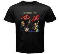 KAI KOU SONG ZI New Hall and Oates Summer Tour 2018 Men's T-Shirt Black XXL