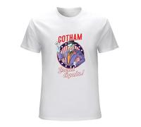 KAI KOU SONG ZI Summer Cotton New Men's Tshirt Make Gotham Great Again Letter Print White 3XL
