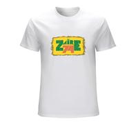KAI KOU SONG ZI Zaire Retro Rumble in The Jungle Men's T-Shirt White L