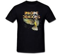 KAI RUI LI Amyart Men's Imagine Dragons Smoke & Mirrors Tour T Shirt Black Size L