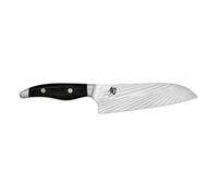 Kai Santoku-Messer Shun Nagare Black, Dual-Core-Stahl, Pakkaholz, Klingenlänge 18 cm, NDC-0702S