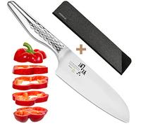 KAI Seki Couteau de bureau Magoroku Shoso 12 cm avec protège-lame 03) Santoku 14cm