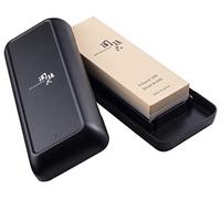 KAI Seki Magoroku Pierre à aiguiser combinée, grain : 1000/4000 - Aiguiseur de couteaux japonais pour un affûtage fin et le polissage, surface utilisable 18,5 x 6,5 cm