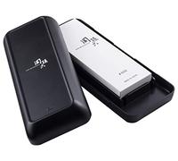 KAI Seki Magoroku Pierre à aiguiser, grain : 8000 - Aiguiseur de couteaux japonais pour le polissage - Pierre à aiguiser pour couteaux, surface utilisable 18,5 x 6,5 cm