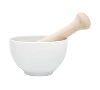 KAI Select Mortier Japonais avec Pilon en Hêtre - bol en porcelaine dimensions 10,2 x 6,2 cm"