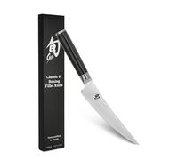 KAI Shun Classic Couteau à Désosser Gokujo 16,5 cm Longueur de Lame - Couteau Damas 32 Couches Noyau VG Max - 61 (±1) HRC - Manche en Pakkawood - Fabriqué au Japon - Couteau de Viande Japonais Forgé