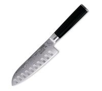 Kai Shun Classic Set de couteaux DM-0718 Santoku Kullenschliff noir
