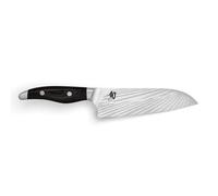 KAI Couteau Santoku Shun Nagare 18 cm, Damas 72 couches VG2/VG10, Pakkawood gris-noir