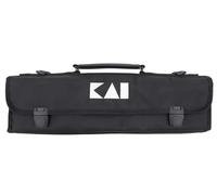 KAI Shun Sac à Couteaux Premium pour 4 grands et 3 petits couteaux, dimensions ouvert 46 x 47 cm, fermé 46 x 16 x 7 cm - sac pour couteaux de chef sac pour couteaux de cuisine"