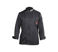Kai Shun Veste de Cuisinier, Cuisine, Veste de Cuisinier, poliyester/Coton Noir Homme de Taille M, 43070350