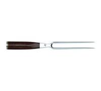 KAI Fourchette à découper Shun Premier Tim Mälzer 16,5 cm Acier inox Pakkawood marron