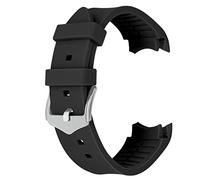 Kai Tian 20mm silicone Universal Bend bracelet Noir pour hommes bracelet pour femmes
