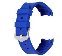 Kai Tian 24mm silicone Universal Bend bracelet bleu pour hommes bracelet pour femmes