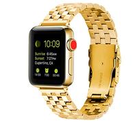 Kai Tian Acier Inoxydable Bracelet Compatible for Apple Watch 42mm 44mm 45mm 49mm iWatch Series Ultra 10 9 8 7 6 5 4 3 2 1 SE Montre Homme Femme Noir Argent Or Rose