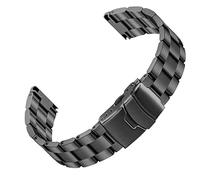 Kai Tian Engineer Bracelet de montre à dégagement rapide en acier inoxydable (22 mm, noir)