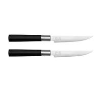 KAI Wasabi Black Deba - Longueur de Lame de 21,0 cm - Acier Inoxydable Poli 6A/1K6 58 (±1) HRC - Manche en polypropylène Noir - Hachoir Japonais - Fabriqué au Japon