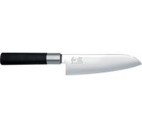 Kai Wasabi Black Santoku, Messer, Kochmesser, Küchenmesser, Gemüsemesser, Edelstahl, 16.5 cm, 6716S