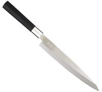 KAI Wasabi Black Yanagiba - Longueur de lame de 21,0 cm - acier inoxydable poli 6A/1K6 58 (±1) HRC - manche en polypropylène noir - couteau à sushi, couteau à sashimi - Fabriqué au Japon
