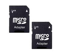 KAIAIWLUO Adaptateur Ultra Micro SD,2 PCS Adaptateur de Carte SD pour Cartes Micro SD pour Tablette Mobile Noir