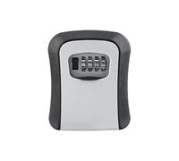 KAIAIWLUO Boite a Clefs,Boite a Clefs Securisee Exterieur,Boîte à Clés avec Code Extérieur 4 Chiffres,Réinitialisable Coffre Fort a Clef pour Les Véhicules des Industries du Bureau à Domicile