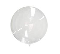 KAIAIWLUO Bubble Ballons Transparents,50 PCS Ballons Bobo Jumbo Ballon à Bulles Bobo Transparent Ballons Bobo de Fête 12 Pouces Ballons pour Décoration Maison Noël Mariage Anniversaire Festival Déco