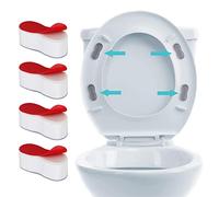 KAIAIWLUO Pare-Chocs pour siège de Toilette,4 pièces Butoirs de Siège de Toilette Kit de Pare-Chocs Universel Pare-Chocs de Siège avec Adhésif Fort pour Maison Hôtel Restaurant