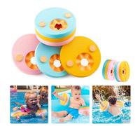 kaianda Lot de 6 brassards de Natation pour Enfants, fabriqués en Mousse, brassards pour bébé, Manchons Dauphin, piscines, disques flottants