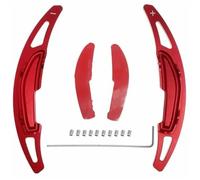 KAIAYGEE Extension de palettes de changement Compatible avec BMW M2, M3 | Compatible avec BMW M4, M5, X5M, X6M, F87, F85, F86, F80, F82, F83, F10, M6, F12, 2Pcs(Red)