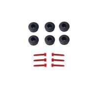 KAIAYGEE Kit complet de boulons de fixation pour carénage de moto, comprenant vis et écrous pour le panneau de pare-brise, compatible avec Harley Softail Low Rider ST FXLRST(Red Bolt Washer)