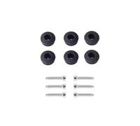 KAIAYGEE Kit complet de boulons de fixation pour carénage de moto, comprenant vis et écrous pour le panneau de pare-brise, compatible avec Harley Softail Low Rider ST FXLRST(Silver Bolt Washer)