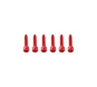 KAIAYGEE Kit complet de boulons de fixation pour carénage de moto, comprenant vis et écrous pour le panneau de pare-brise, compatible avec Harley Softail Low Rider ST FXLRST(Red Bolt)
