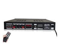 Kaichenyt Amplificateur de puissance 600 W HiFi stéréo 5 canaux Bluetooth FM/AM Radio Amplificateur numérique FM USB stéréo pour karaoké, home cinéma, etc